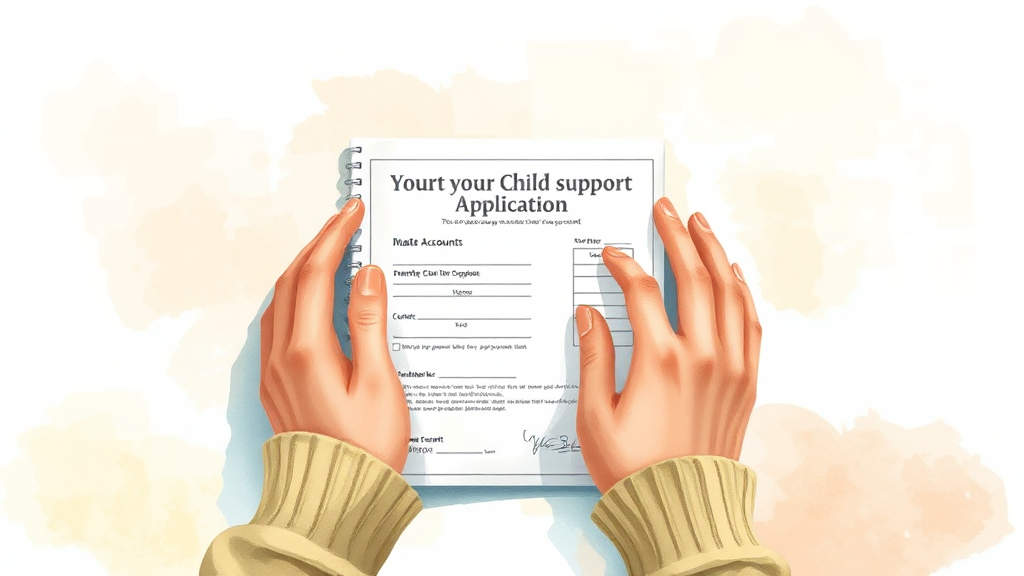 신청 시 필요한 서류는 무엇인가요? (watercolor 스타일)